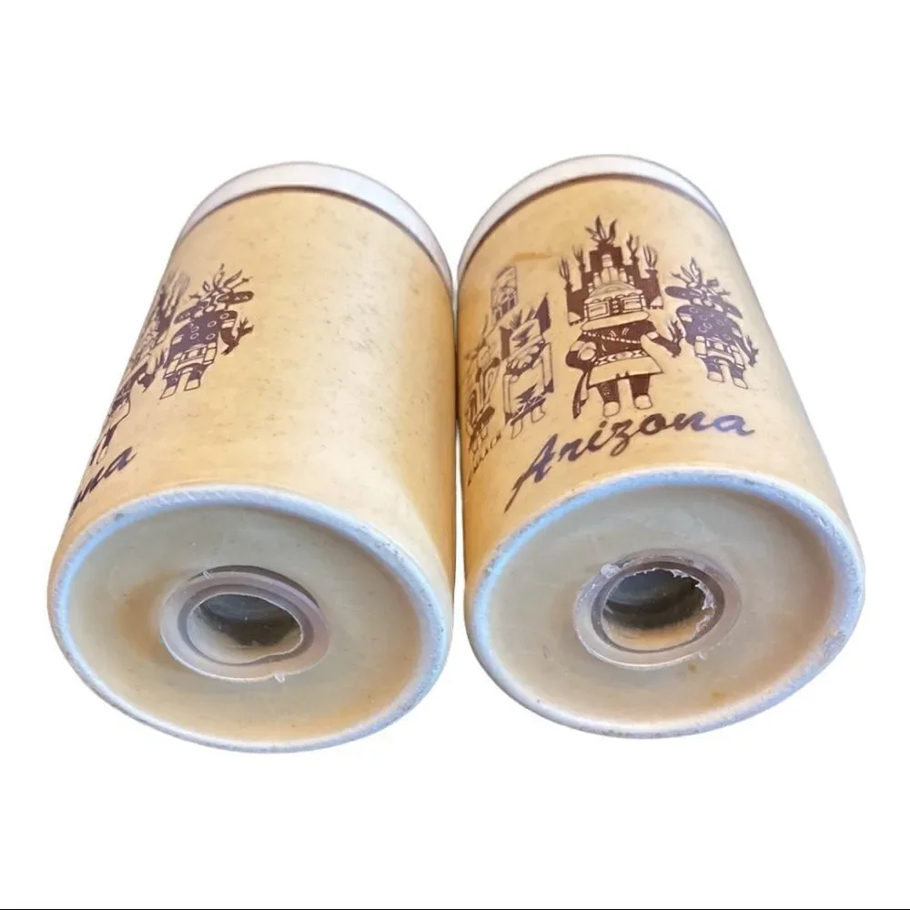 Arizona Salt and Pepper Shakers Ceramic